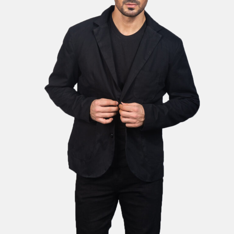 Mens Petrillos Black Single Breasted Wool Coat0986r-4-1599563555303